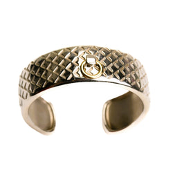 Bracelet Manchette MAUBOUSSIN "Salomé" en or jaune et argent