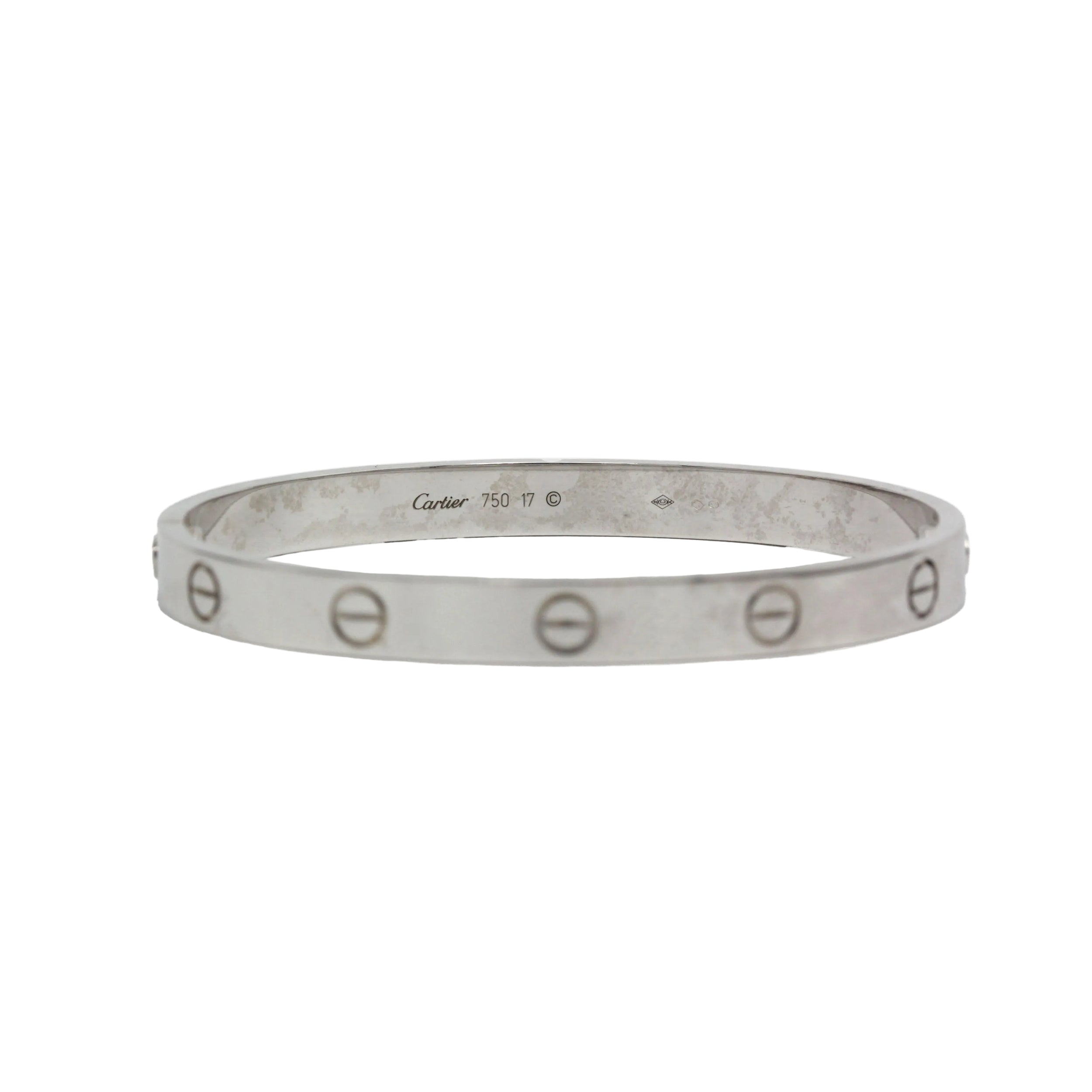 Bracelet Jonc CARTIER "Love" en or blanc