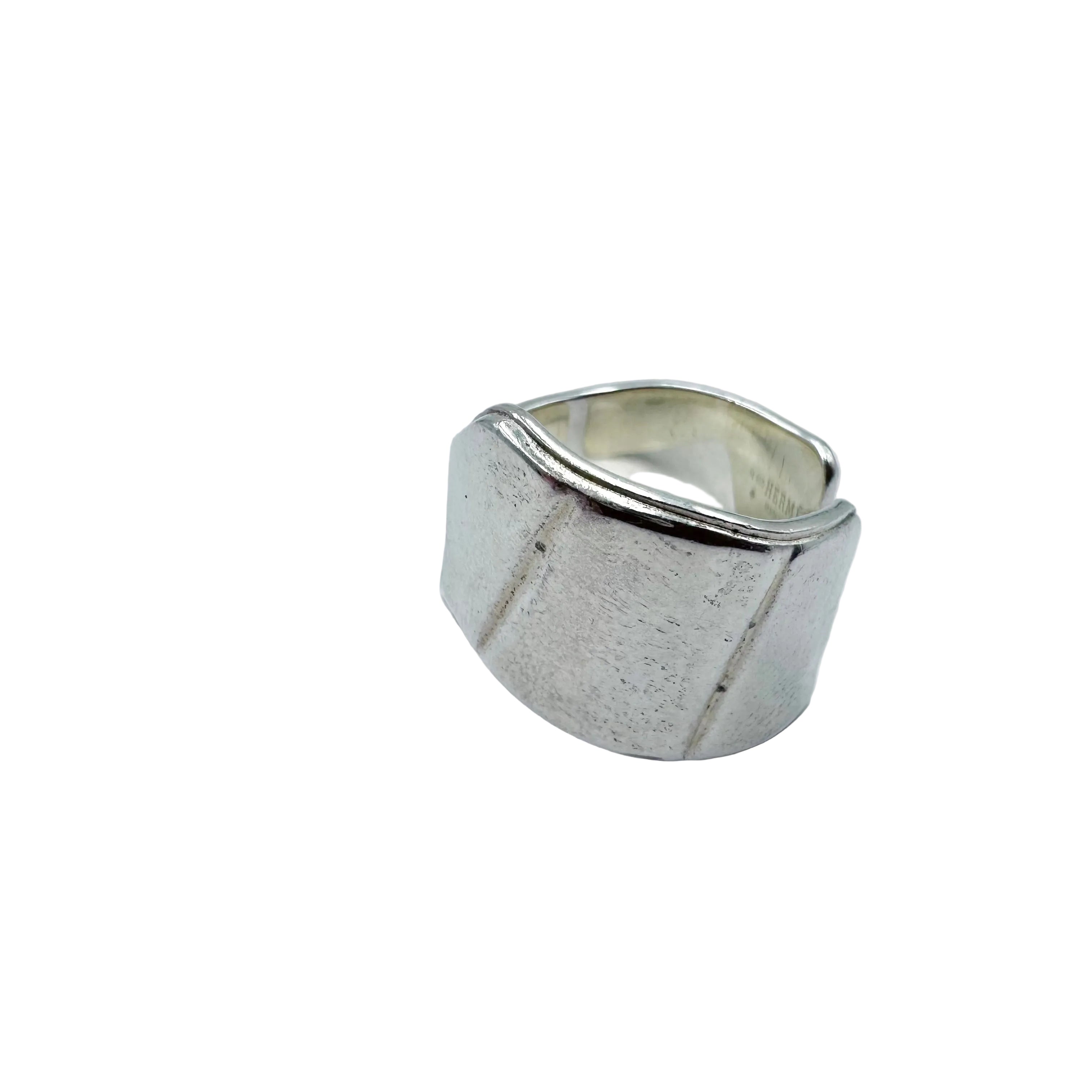 Bague HERMÈS Niloticus Éclat en argent