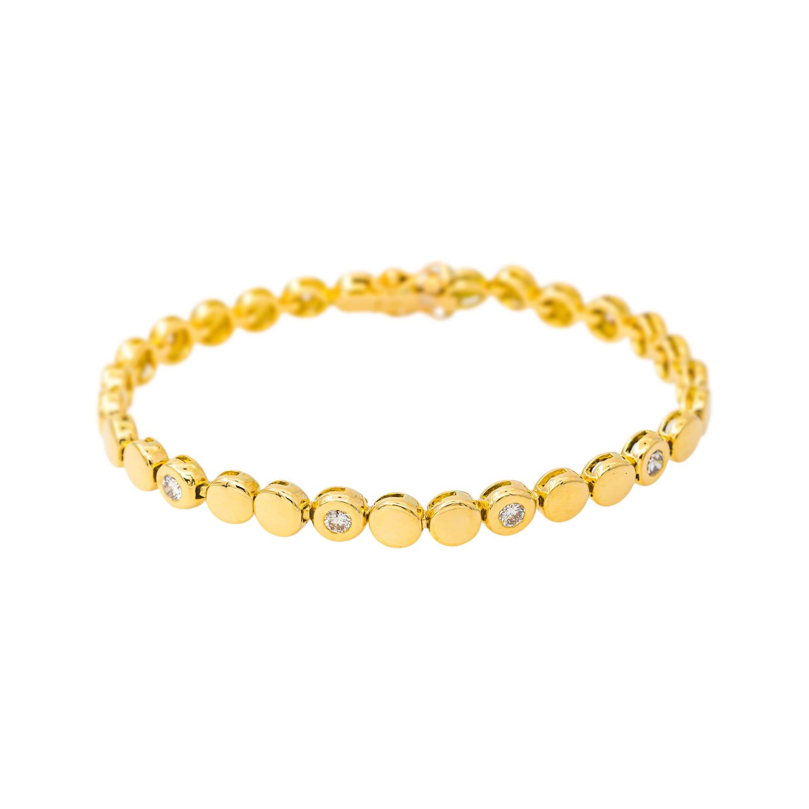 Bracelet Or jaune Diamant