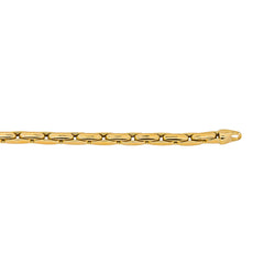 Collier maille Grain de riz Or jaune