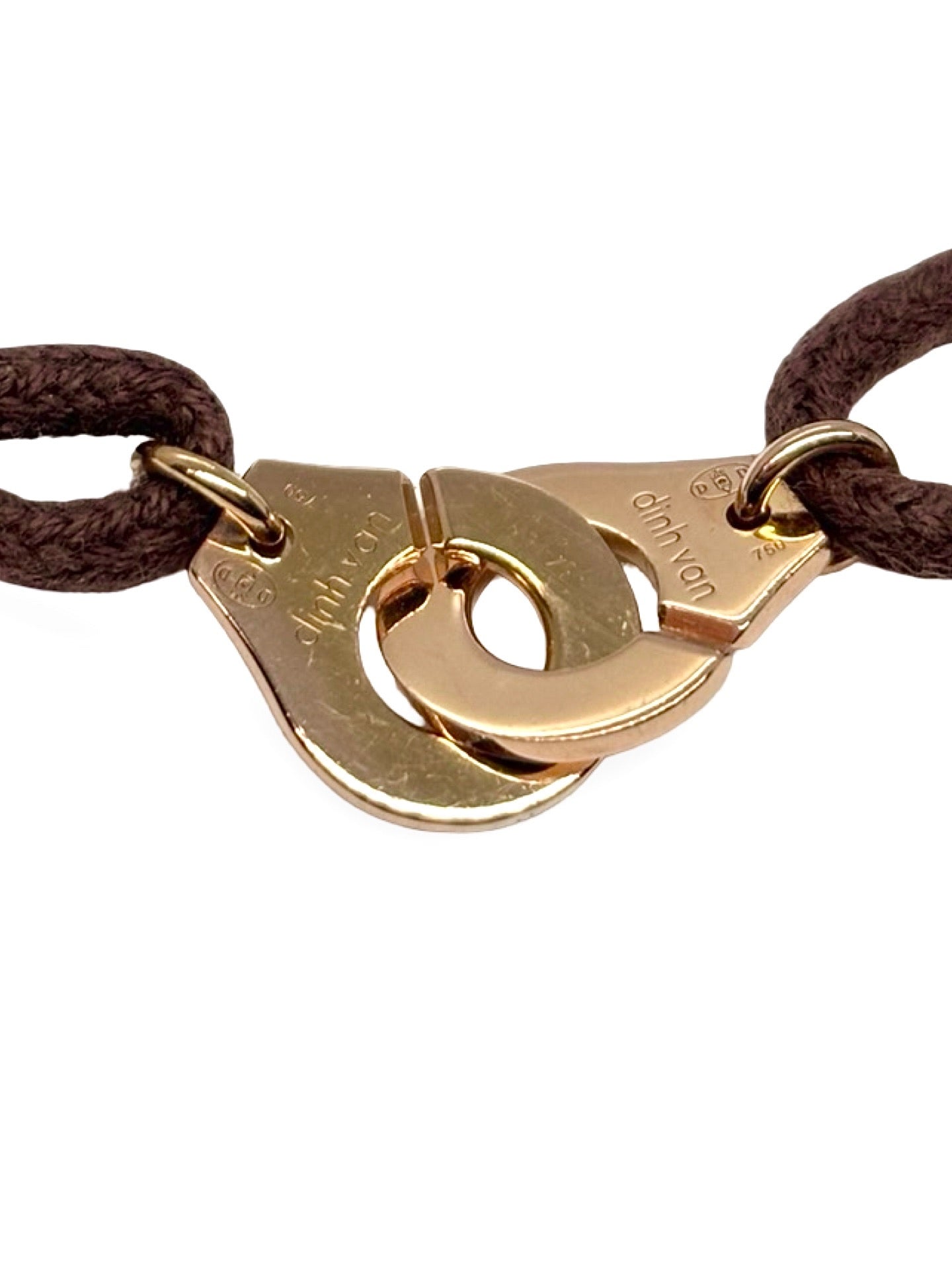Bracelet DINH VAN Menottes R12 en or jaune