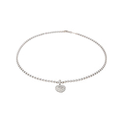 Chopard Collier Happy Diamonds Or blanc Diamant