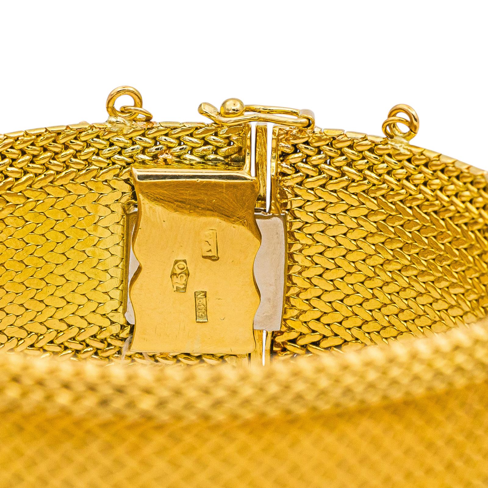 Bracelet Manchette Or jaune