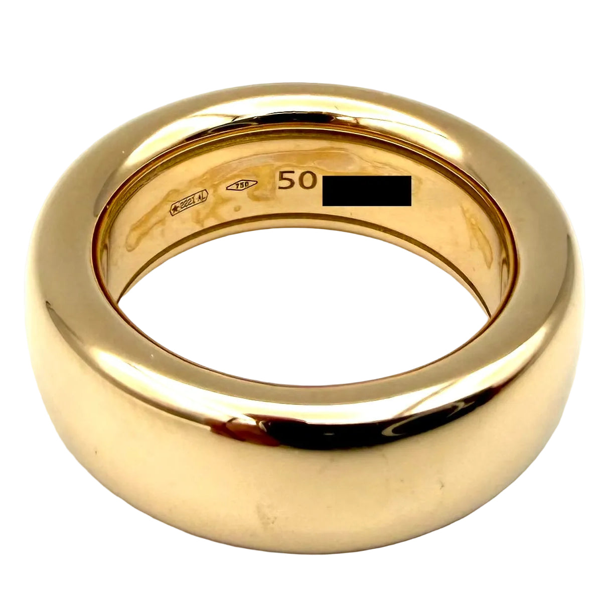 Bague Jonc POMELLATO "Iconia Slim" en or rose et diamants