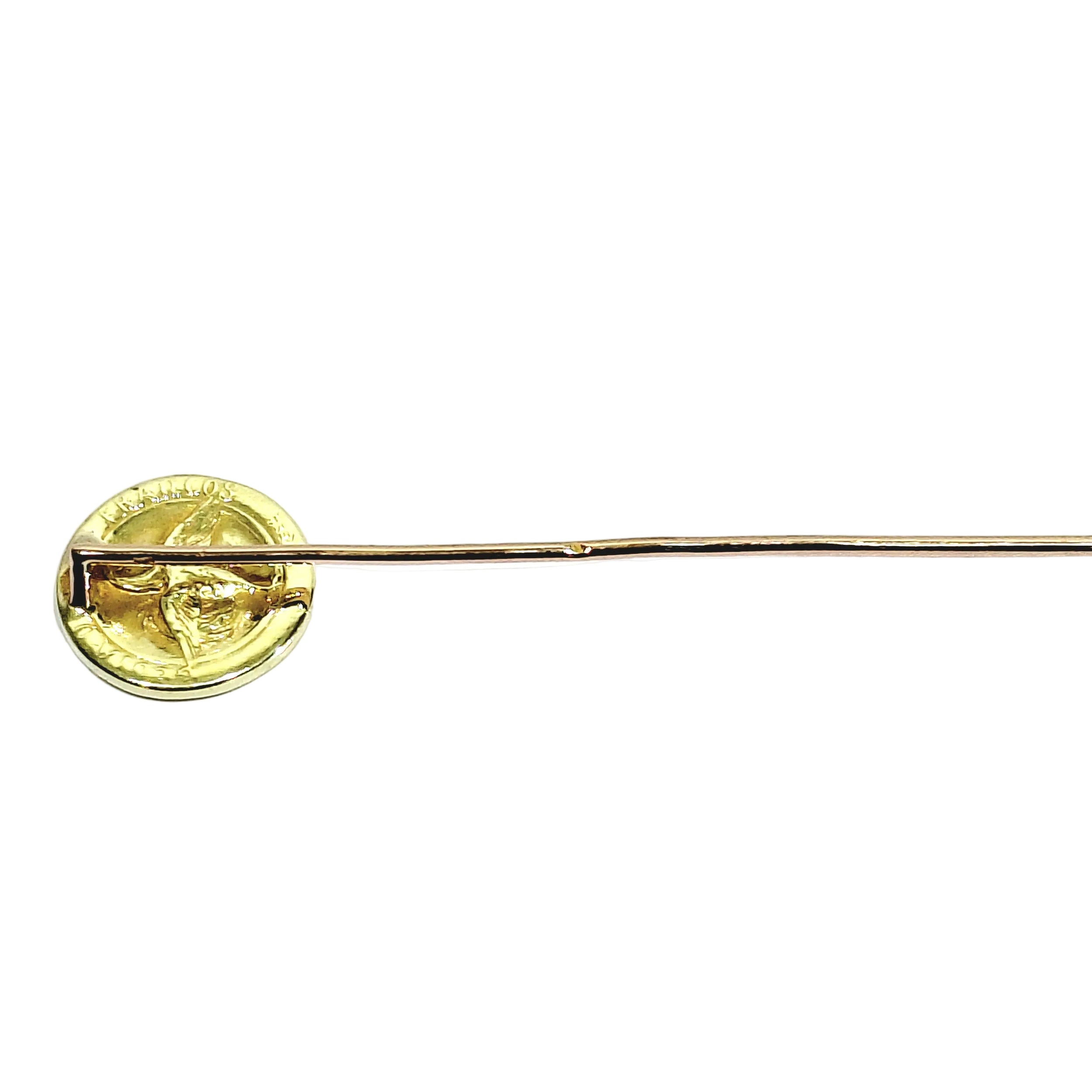 Épingle à cravate RÉVILLON en or jaune et or rose