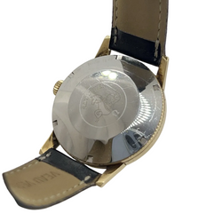 Montre OMEGA "Seamaster 300" en acier et cuir