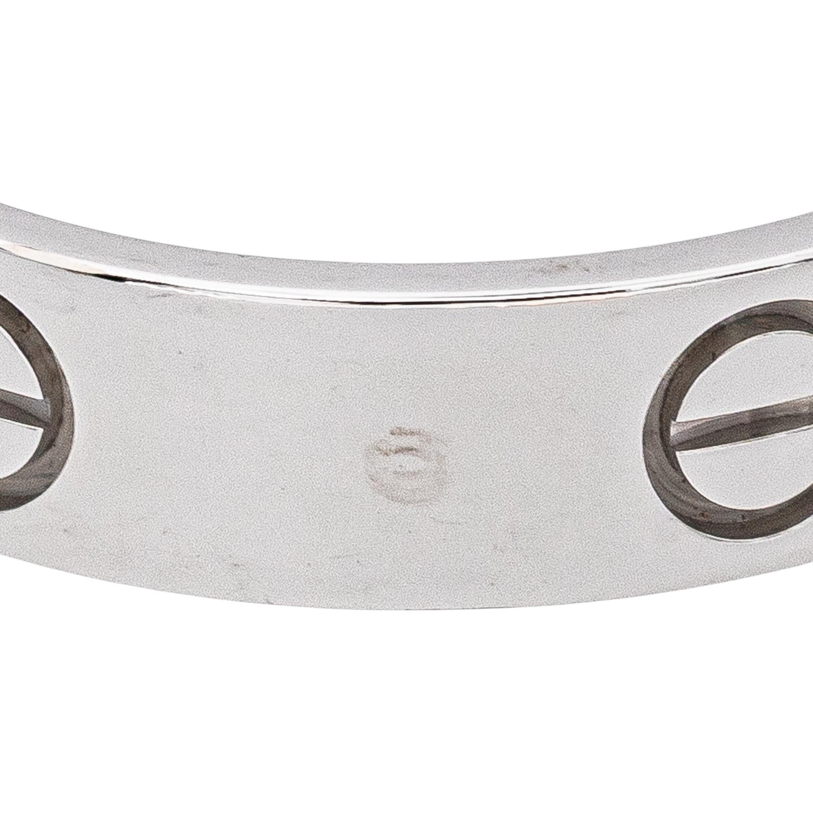 Cartier  Bague  Love  Or blanc