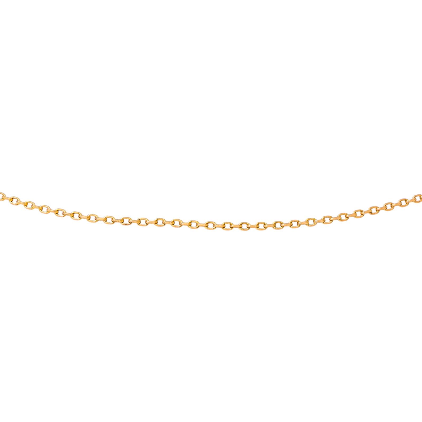 Collier Maille forçat Or rose