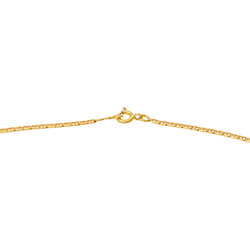 Collier  Maille marine  Or jaune