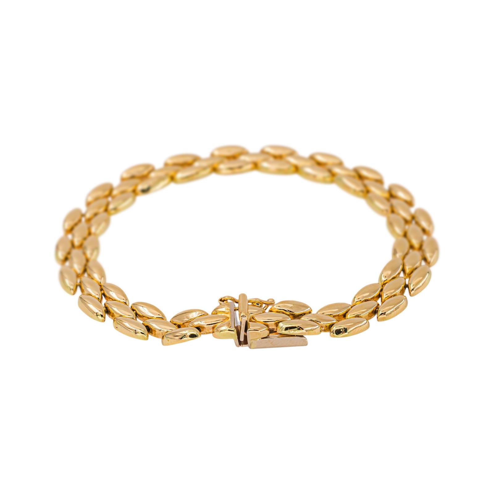 Bracelet Maille en or jaune