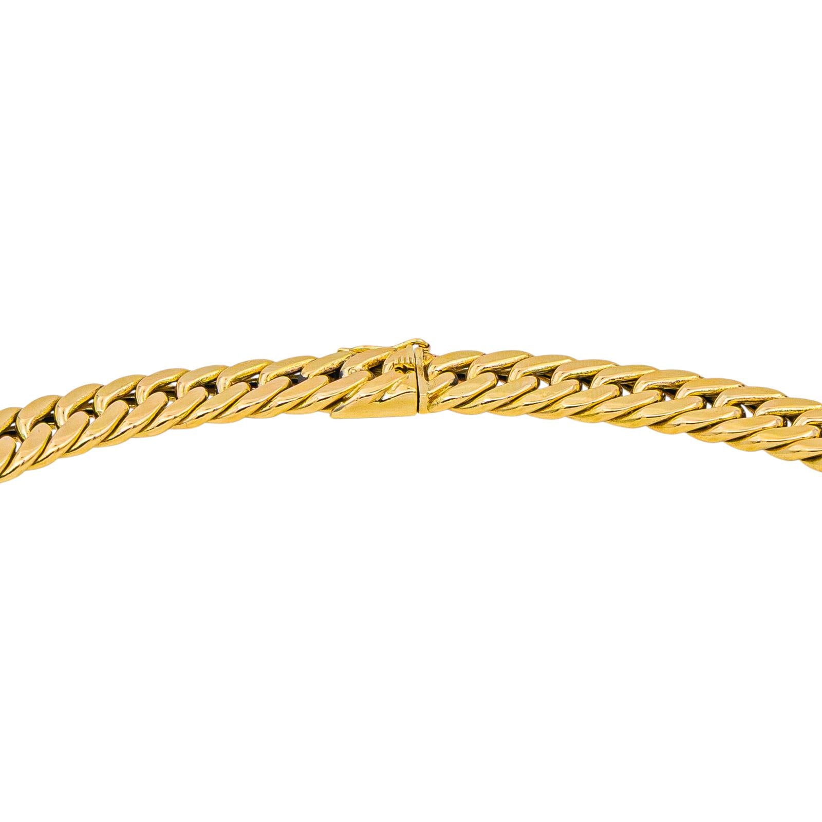 Collier Maille gourmette Or jaune