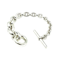 Bracelet Maille HERMÈS "Crescendo" en argent