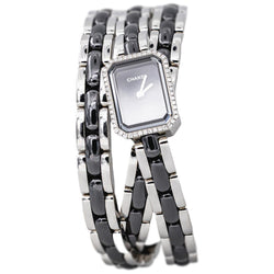 Montre CHANEL Première Céramique en acier, céramique  et diamants