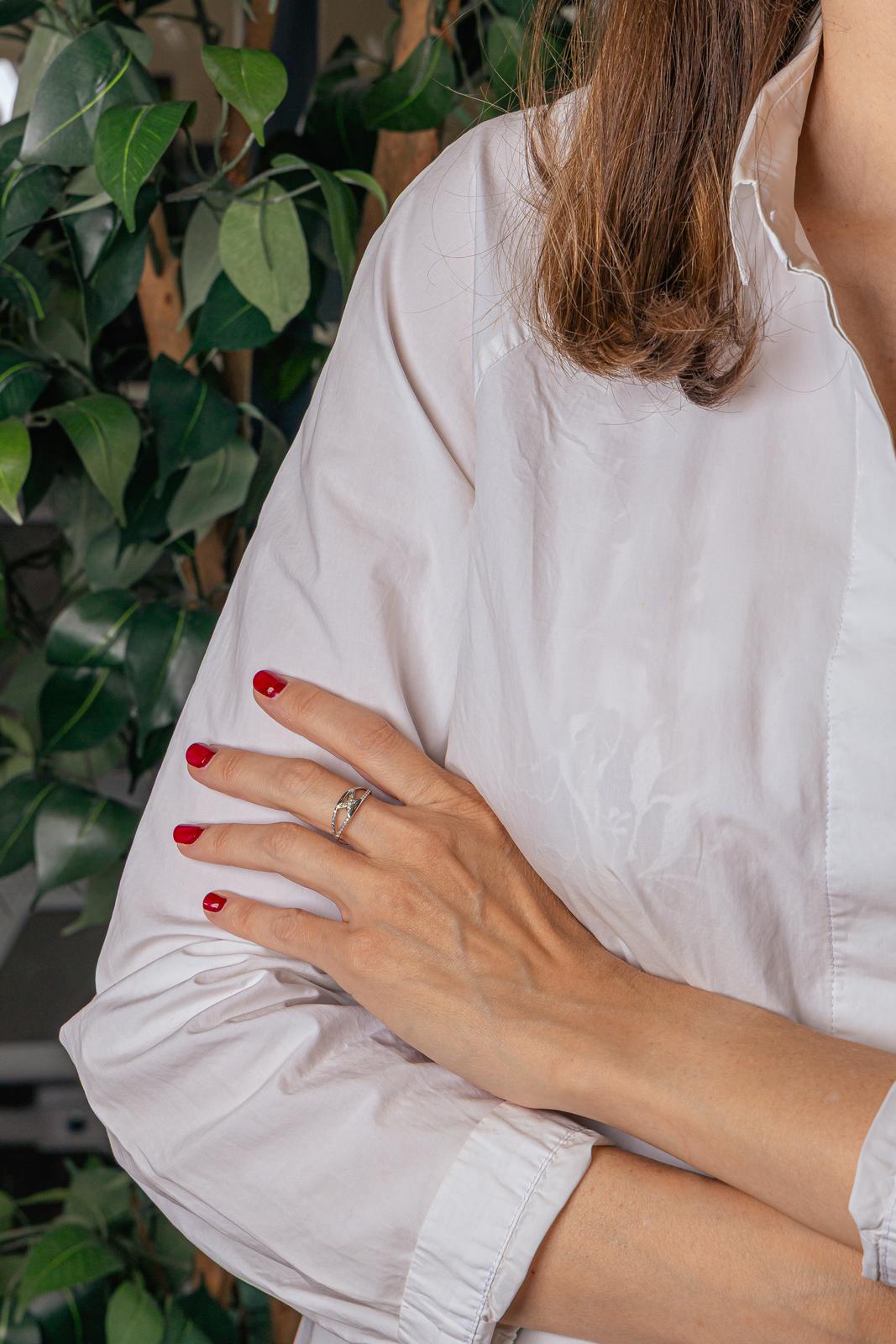 Mauboussin Bague  A la croisée des étoiles  Or blanc Diamant
