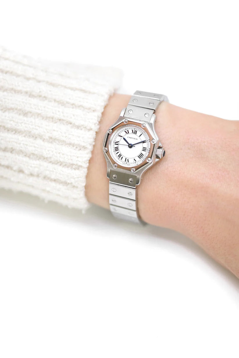 Montre CARTIER Santos Octogonale en acier