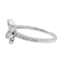 Bague Fleur Or blanc Diamant