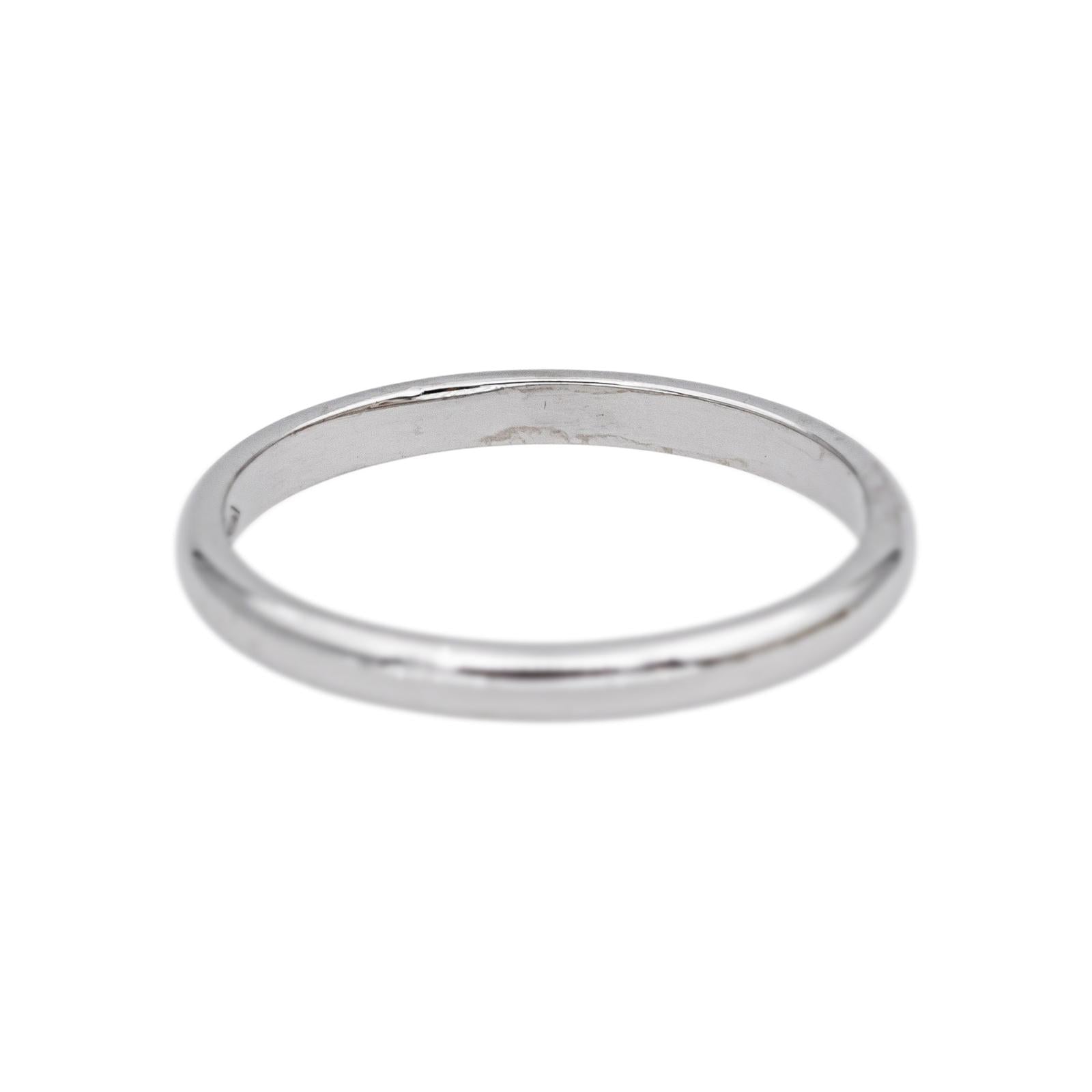 Cartier Bague Alliance 1895 Platine