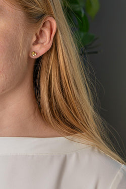 Boucles d'oreilles  Puces  Or jaune