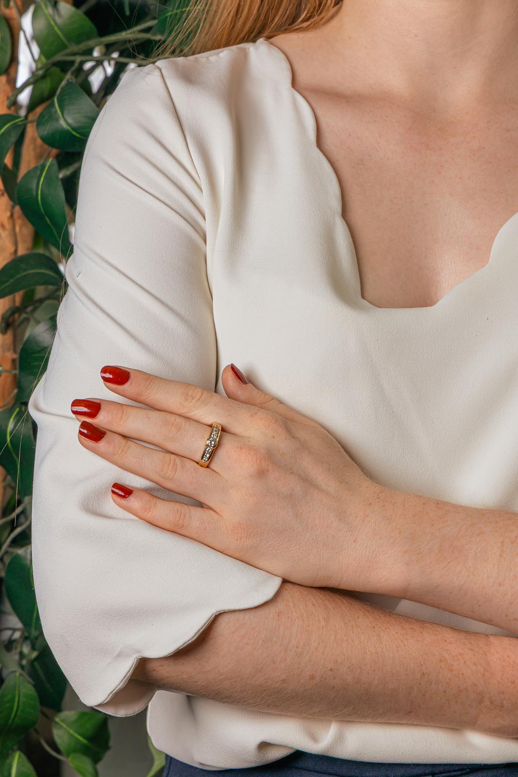 Bague Or jaune Diamant
