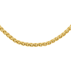 Collier Maille tressée Or jaune
