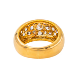 Bague Jonc Or jaune Diamant