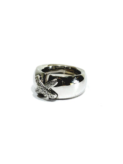Bague CHAUMET en or blanc et diamants