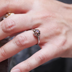 Bague Solitaire en platine et diamant