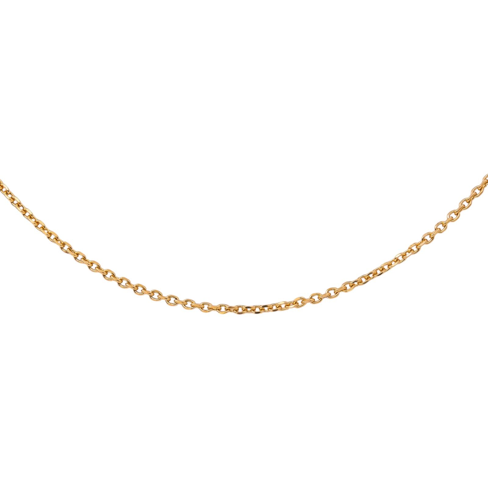 Collier Maille forçat Or jaune
