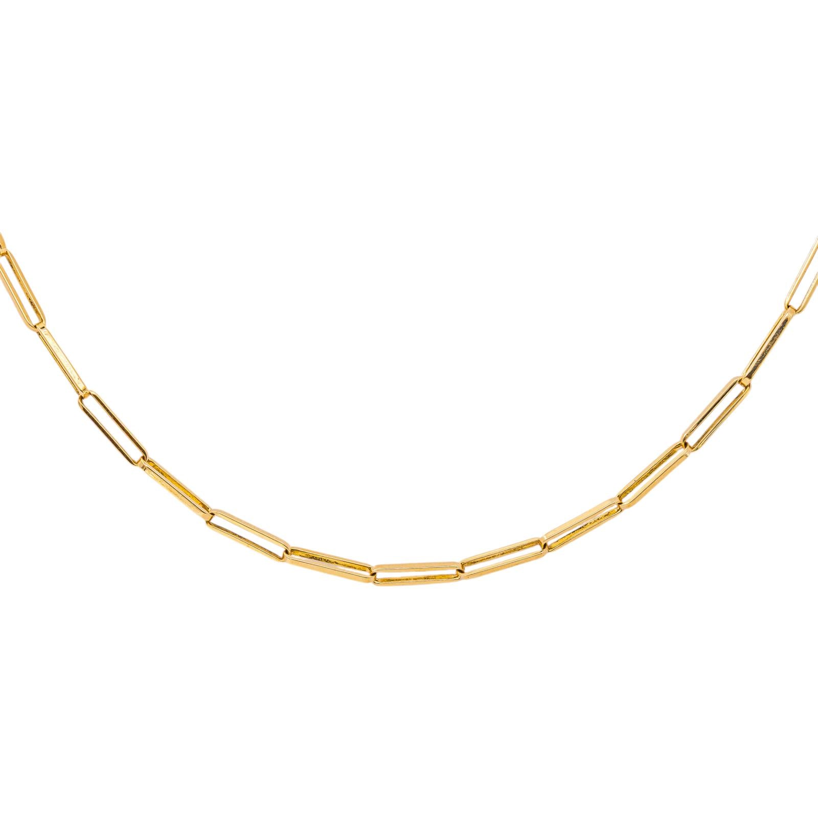 Collier Maille Forçat Or jaune