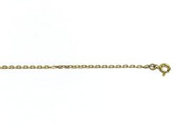 Chaîne en or jaune maille Forçat