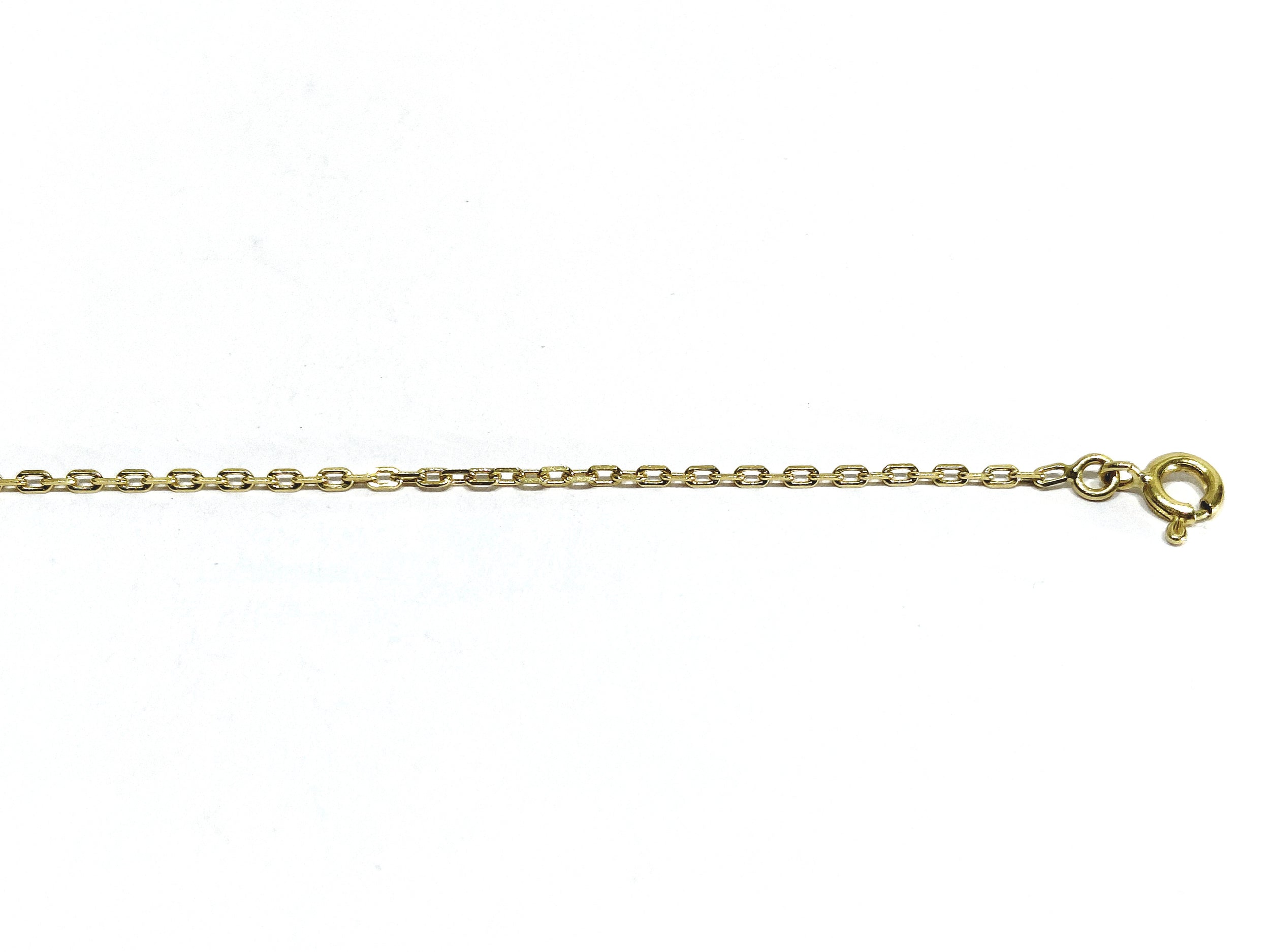 Chaîne en or jaune maille Forçat
