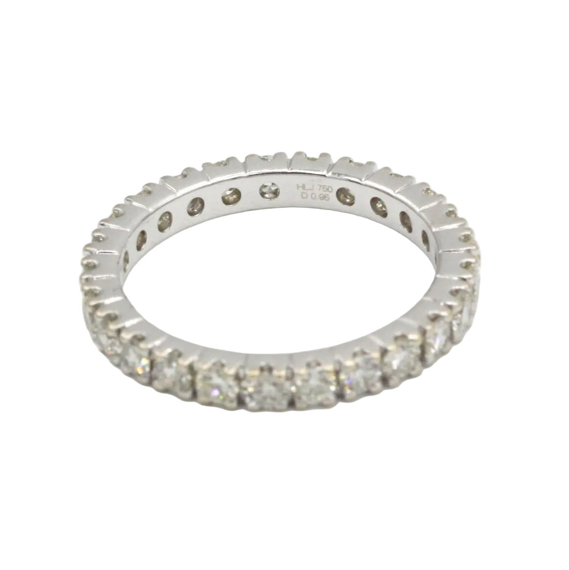 Bague Alliance en or blanc et diamants