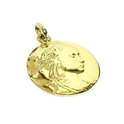 Médaille en or jaune