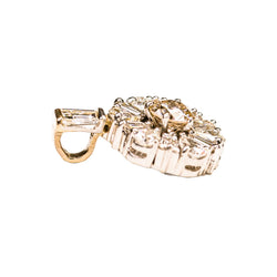 Pendentif en or blanc et diamants