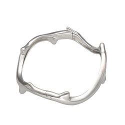 Bracelet Jonc DIOR "Bois de rose" en or blanc