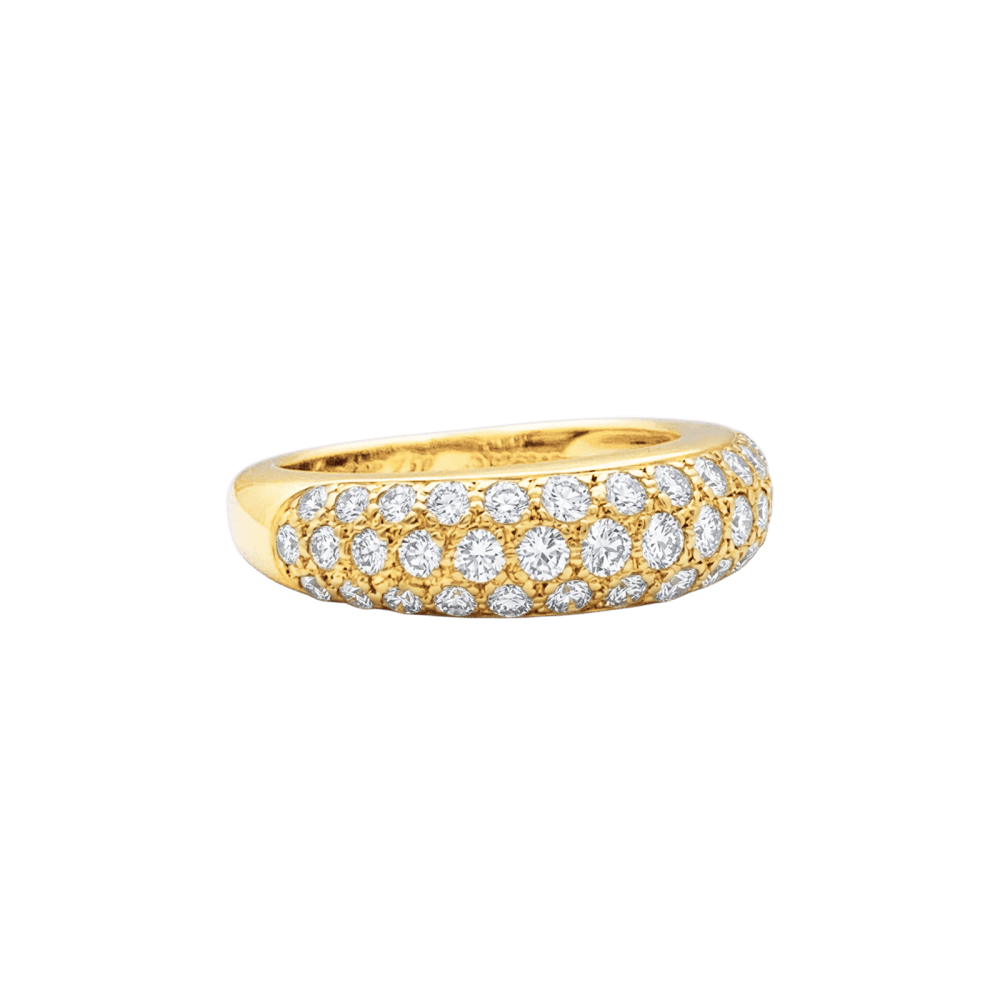 Bague Cartier, "Mimi", or jaune, diamants.