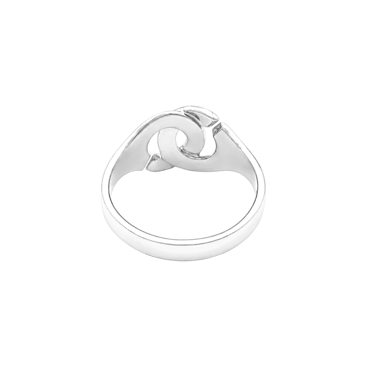 Bague DINH VAN "Menottes R10" en or blanc