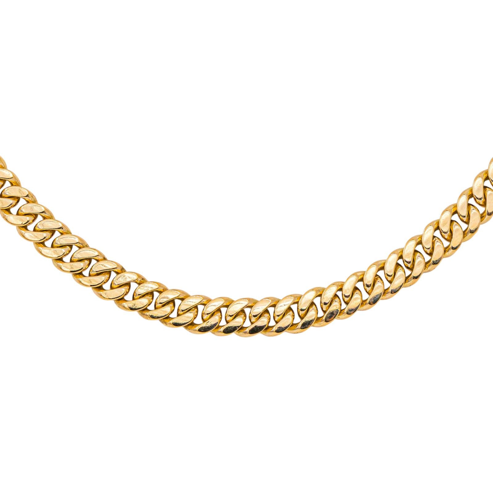 Collier Maille gourmette Or jaune