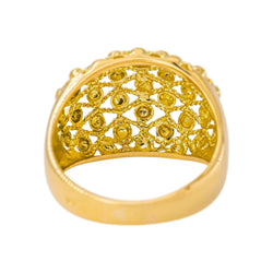 Bague Dôme en or jaune