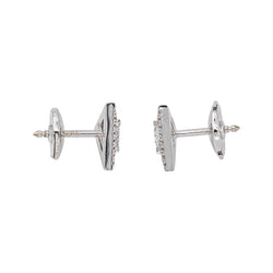Messika Boucles d'oreilles Puces Théa Or blanc Diamant