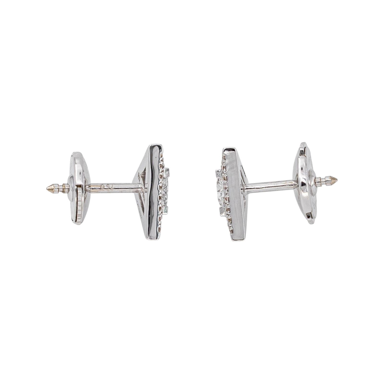 Messika Boucles d'oreilles Puces Théa Or blanc Diamant