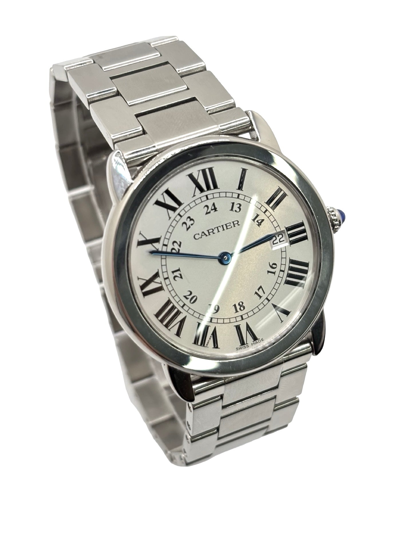 Montre CARTIER "Ronde Solo" en acier
