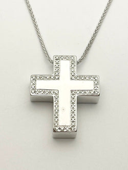 Collier Pendentif SALVINI en or blanc et diamants