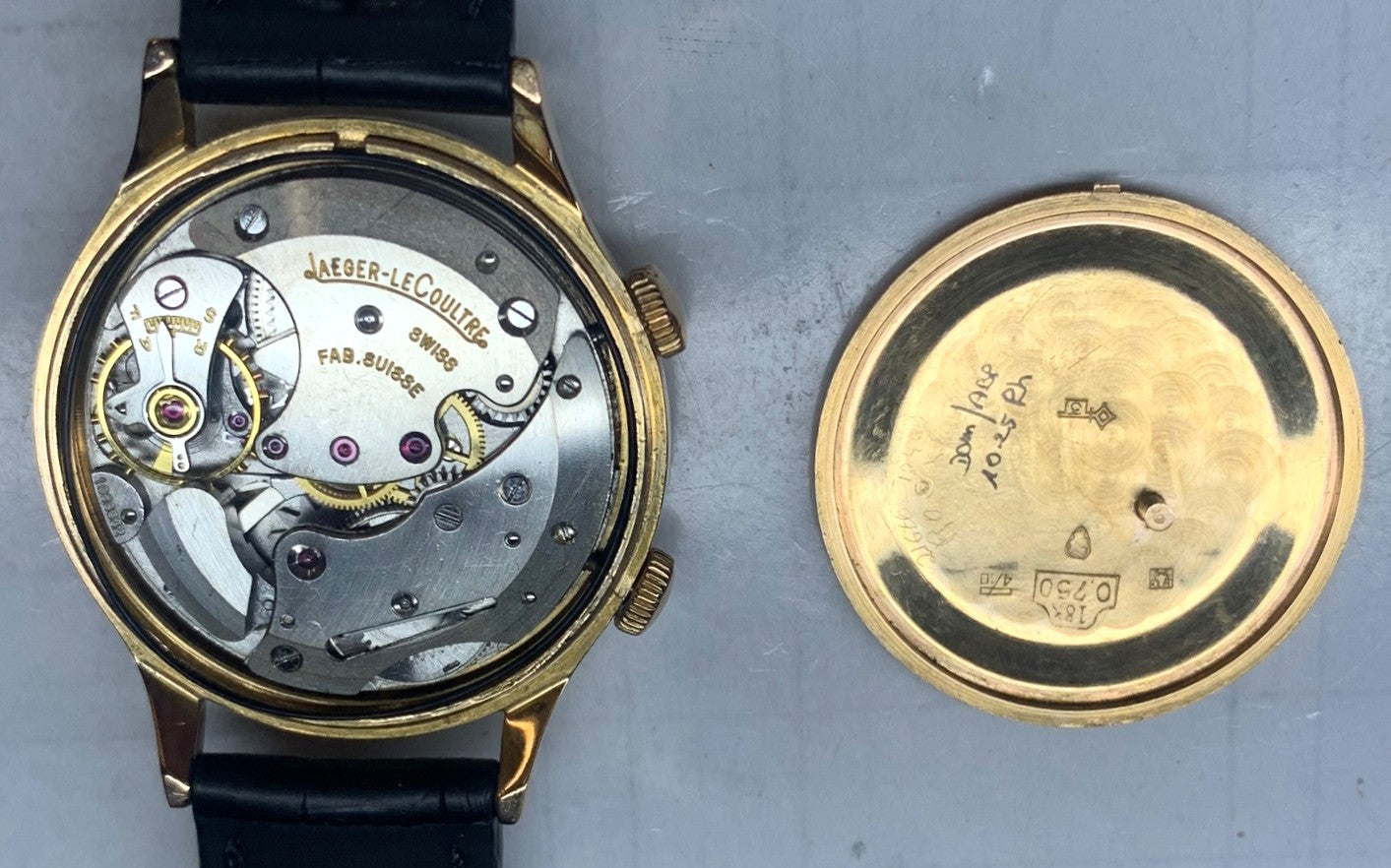 Jaeger-LeCoultre Mémovox Réveil, Calibre P489/1, Or rose 18 carats, 1955