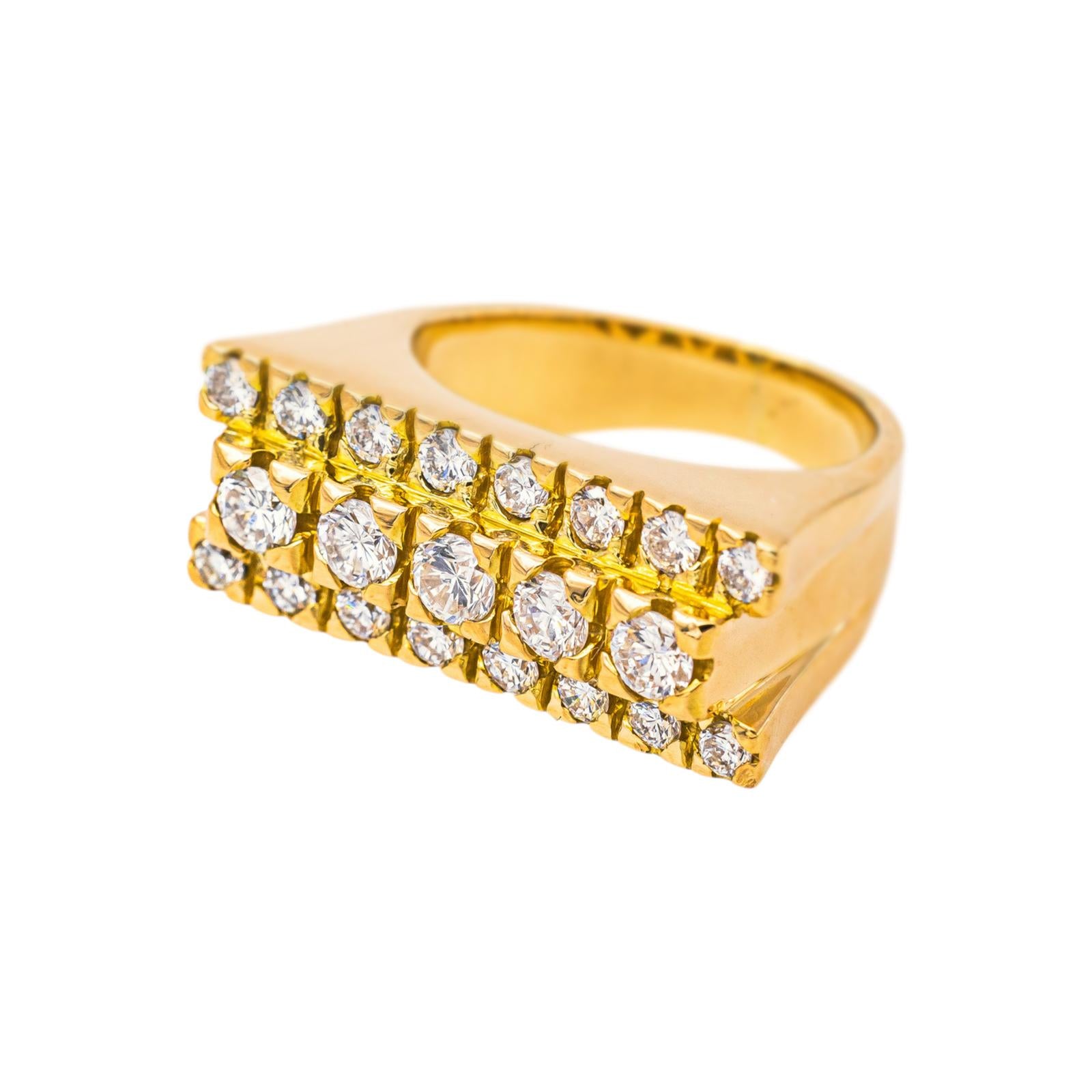 Bague Or jaune Diamant