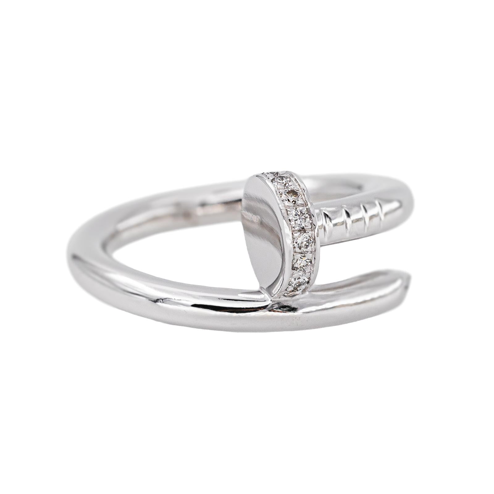 Cartier Bague Juste un clou Or blanc Diamant