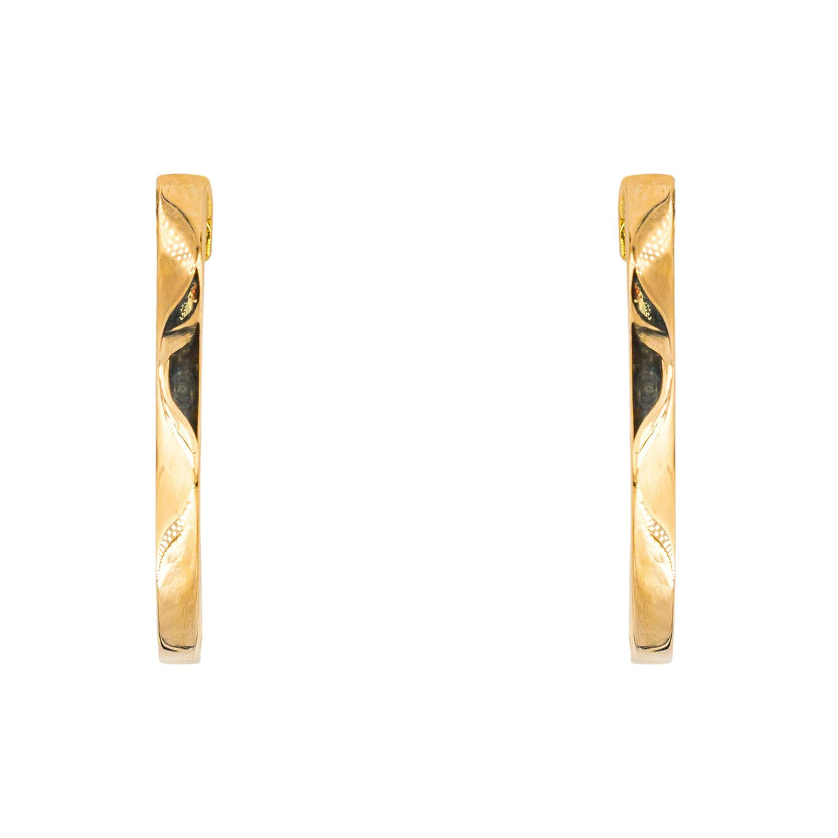 Boucles d'oreilles Créoles Or jaune Diamant