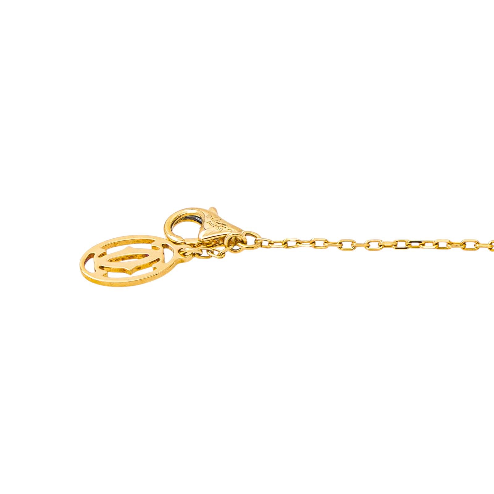 Cartier Collier Maille forçat  Or jaune