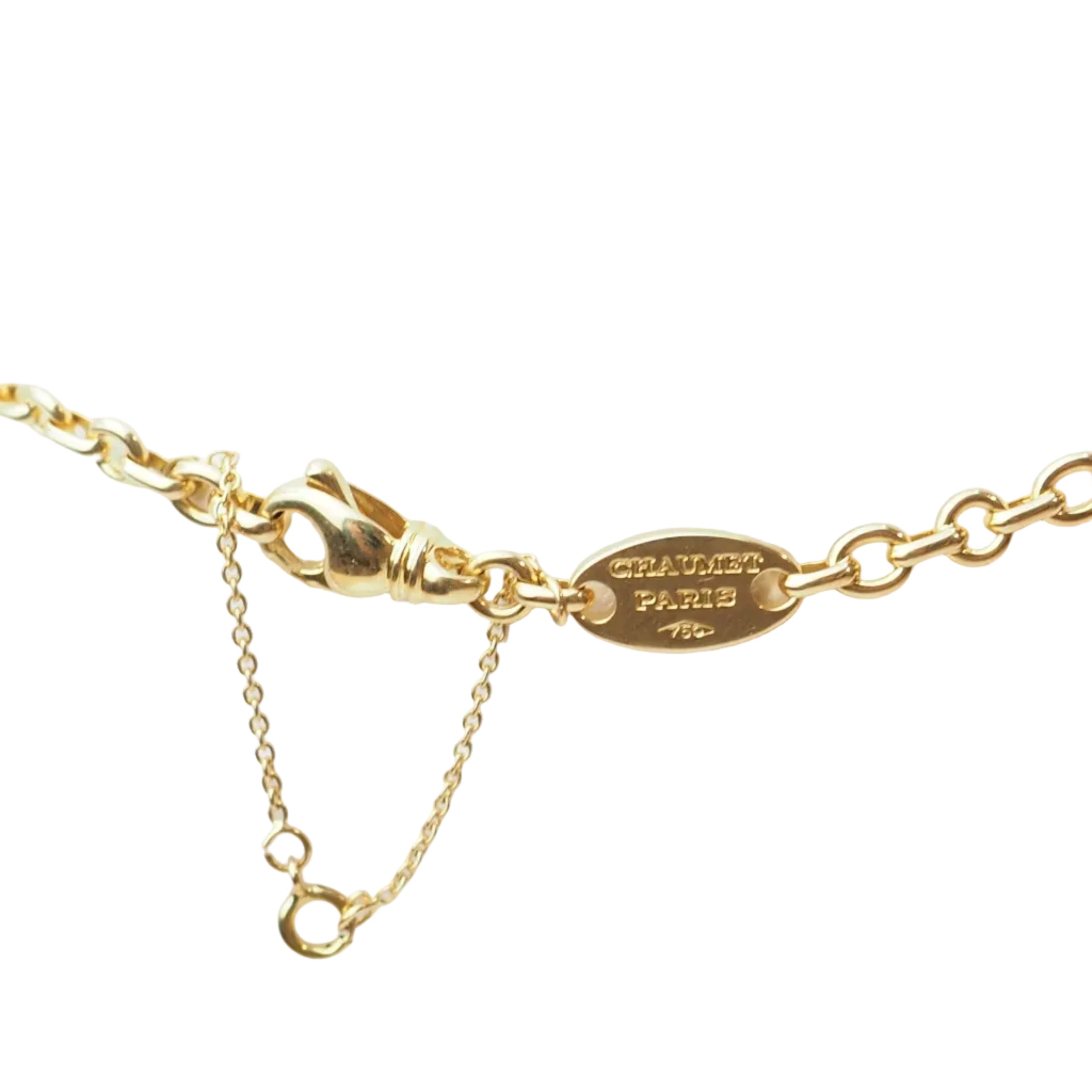 Collier Pendentif CHAUMET "Liens" en or jaune
